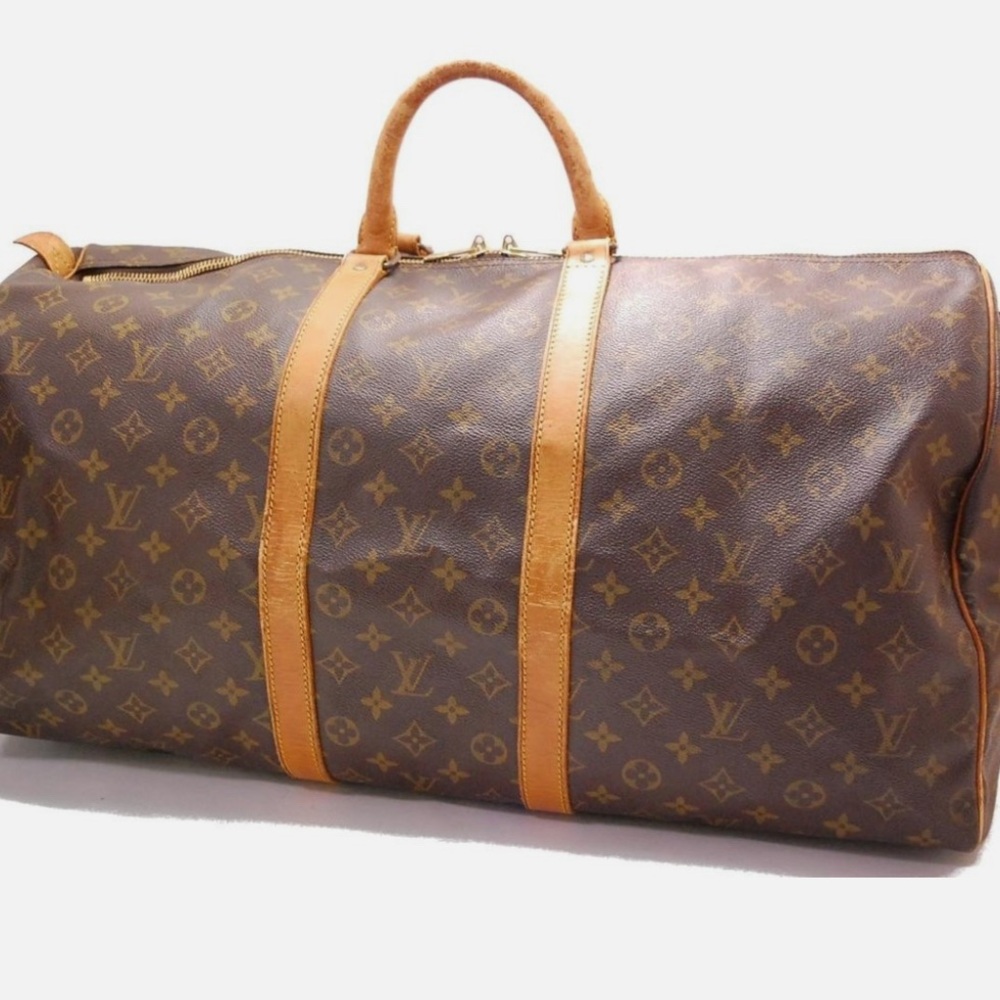 💯LV Duffel Bag /Leather Straps